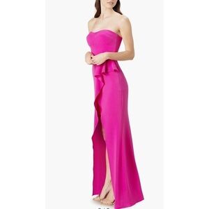 Dress the Population Fuchsia Kai Evening Gown